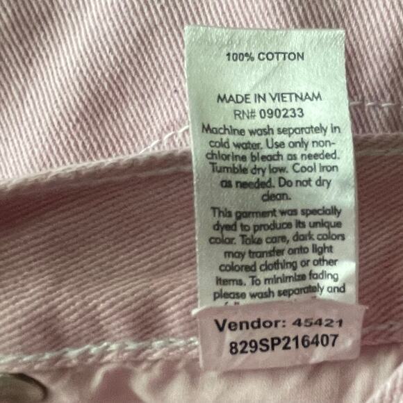 Pacsun Womens Jean Shorts 26 Ultra High Rise Vintage Short Button Fly Tie Dye - Picture 4 of 6